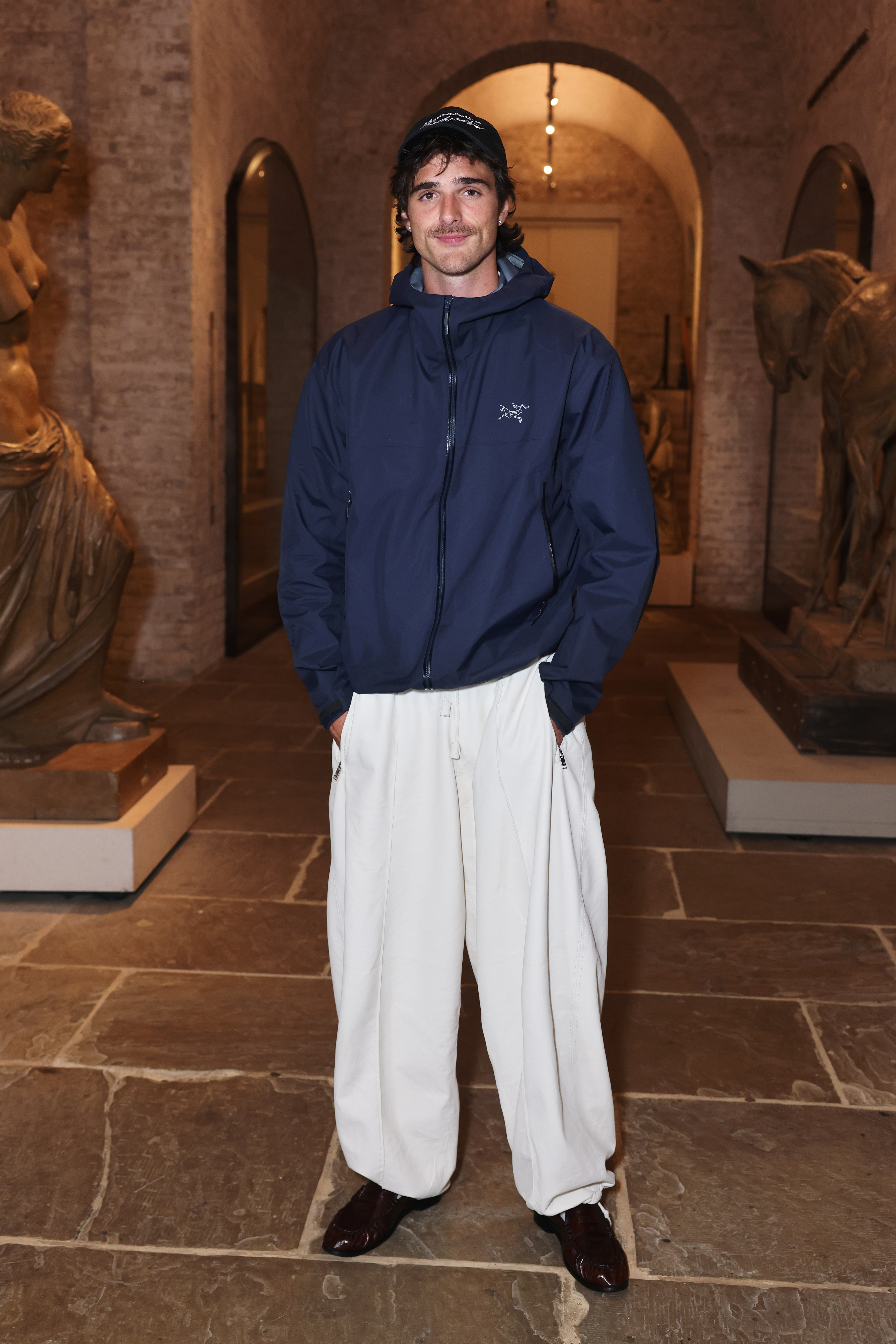 An image of Jacob Elordi wearing Saint Laurent le loafers.