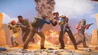 Survivors with guns and armor