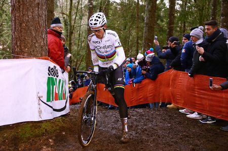 Running skills helped deliver Wout Van Aert to a World Cup win in Fiuggi