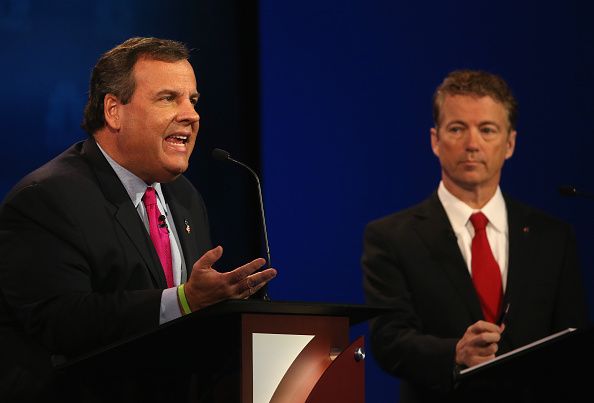 Gov. Chris Christie and Sen. Rand Paul.