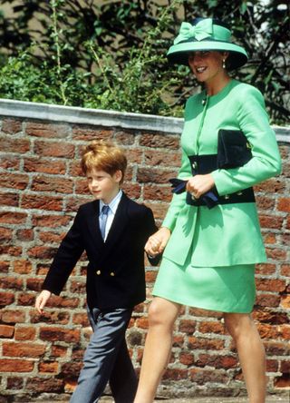 Prince Harry and Princess Diana, 1992