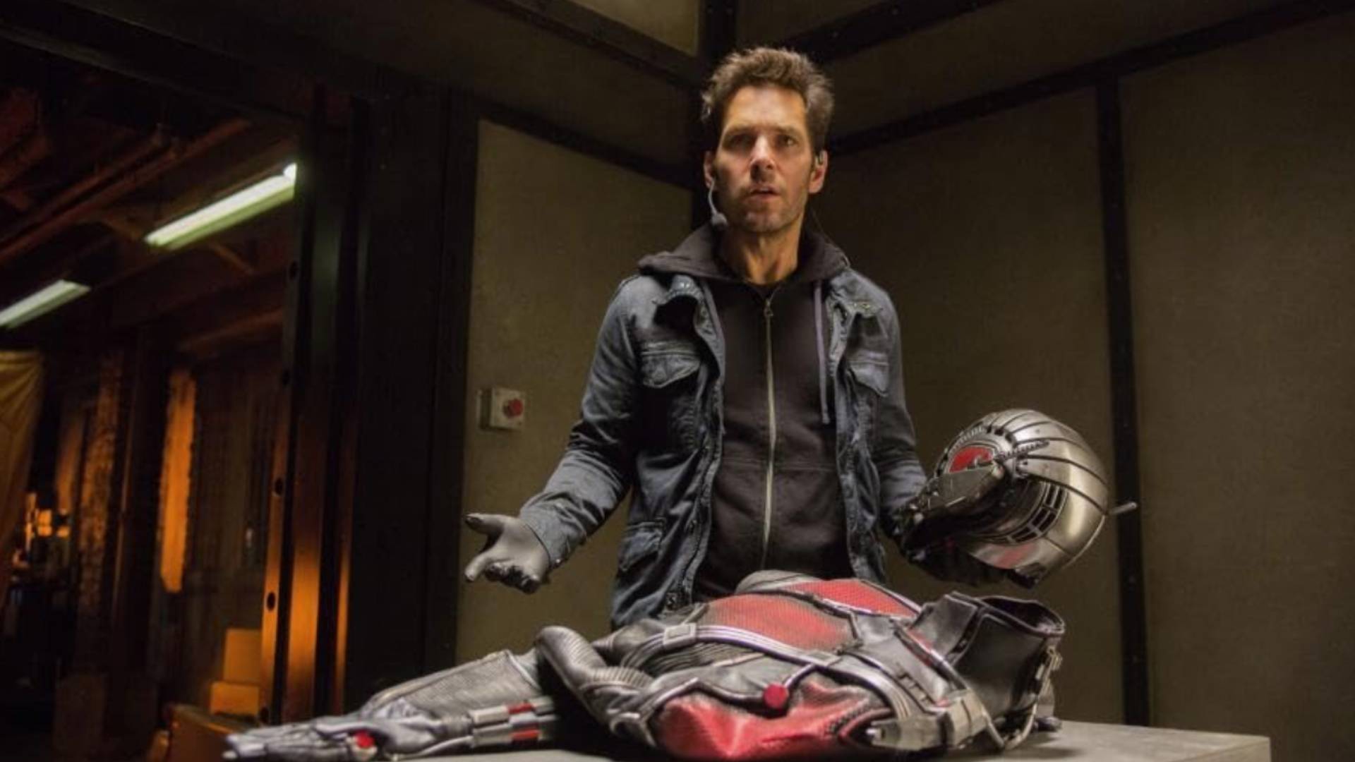 Paul Rudd as Scott Lang in Ant-Man