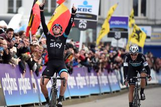 Ian Stannard wins the 2015 Omloop Het Nieuwsblad