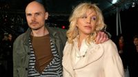 Billy Corgan and Courtney Love arrive at the Paramount Pictures premiere of "Freedom Writers" at the Mann Village Theatre on January 4, 2007 in Westwood, California. 