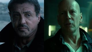 Sylvester Stallone in Expendables 2, Bruce Willis in A Good Day to Die Hard