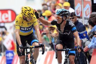 Chris Froome and Richie Porte on stage eighteen of the 2013 Tour de France (Watson)