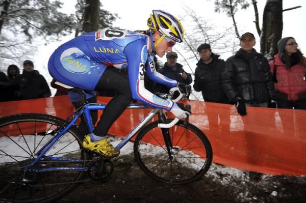Katerina Nash on her way to third place