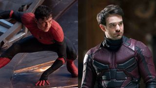 Tom Holland's Spider-Man and Charlie Cox's Daredevil