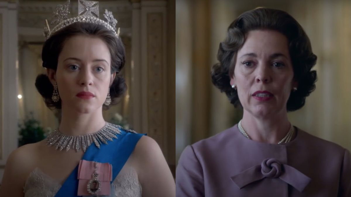 The Crown's Claire Foy and Olivia Colman Honor Queen Elizabeth II