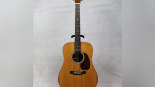 A 1947 Martin D-28 acoustic guitar