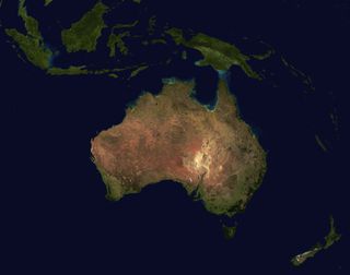 Australia from space