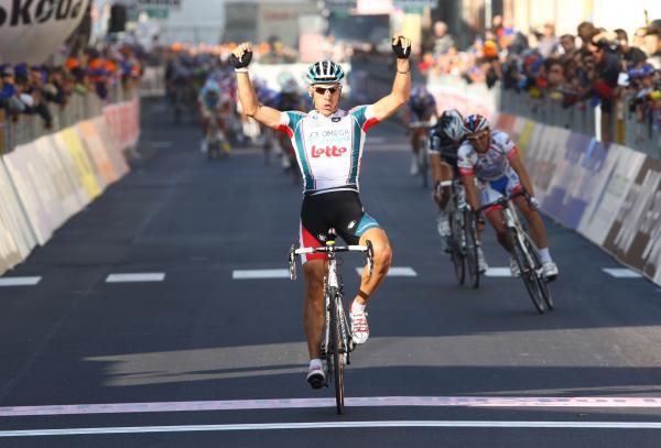 Philippe Gilbert (Omega Pharma-Lotto) wins the race