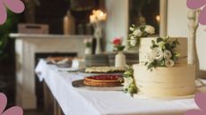 DIY wedding centrepiece