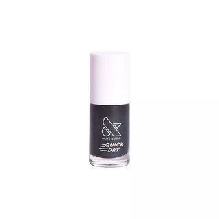 Olive 
June Quick Dry Nail Polish in Black 0.3 fl oz