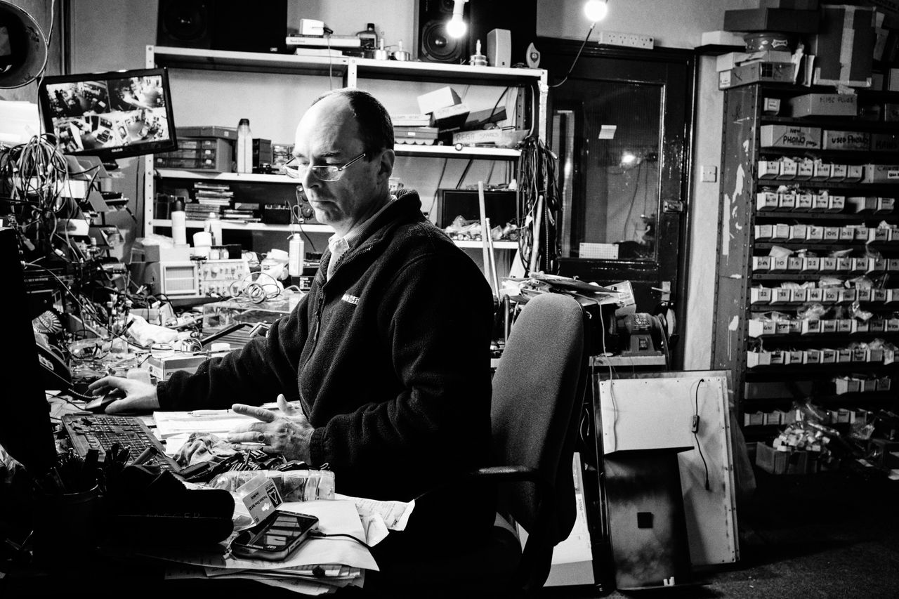 Behind the scenes at Wilkinson's Hi-Fi, Nelson, Lancashire