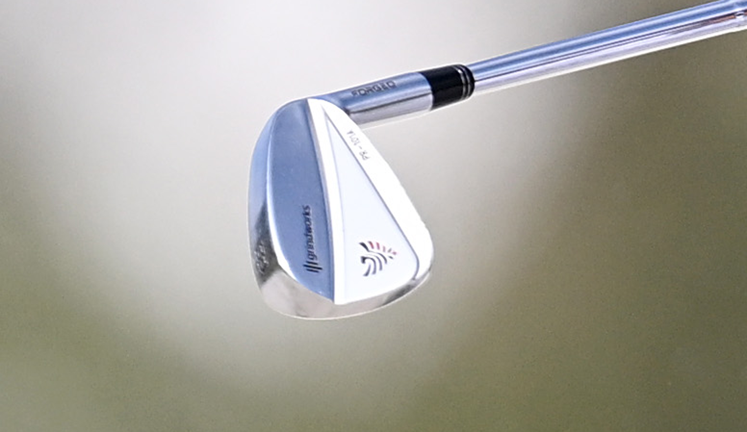 A close-up of the irons used by Patrick Reed