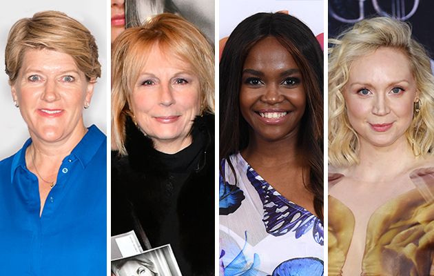 Clare Balding, Jennifer Saunders, Oti Mabuse and Gwendoline Christie