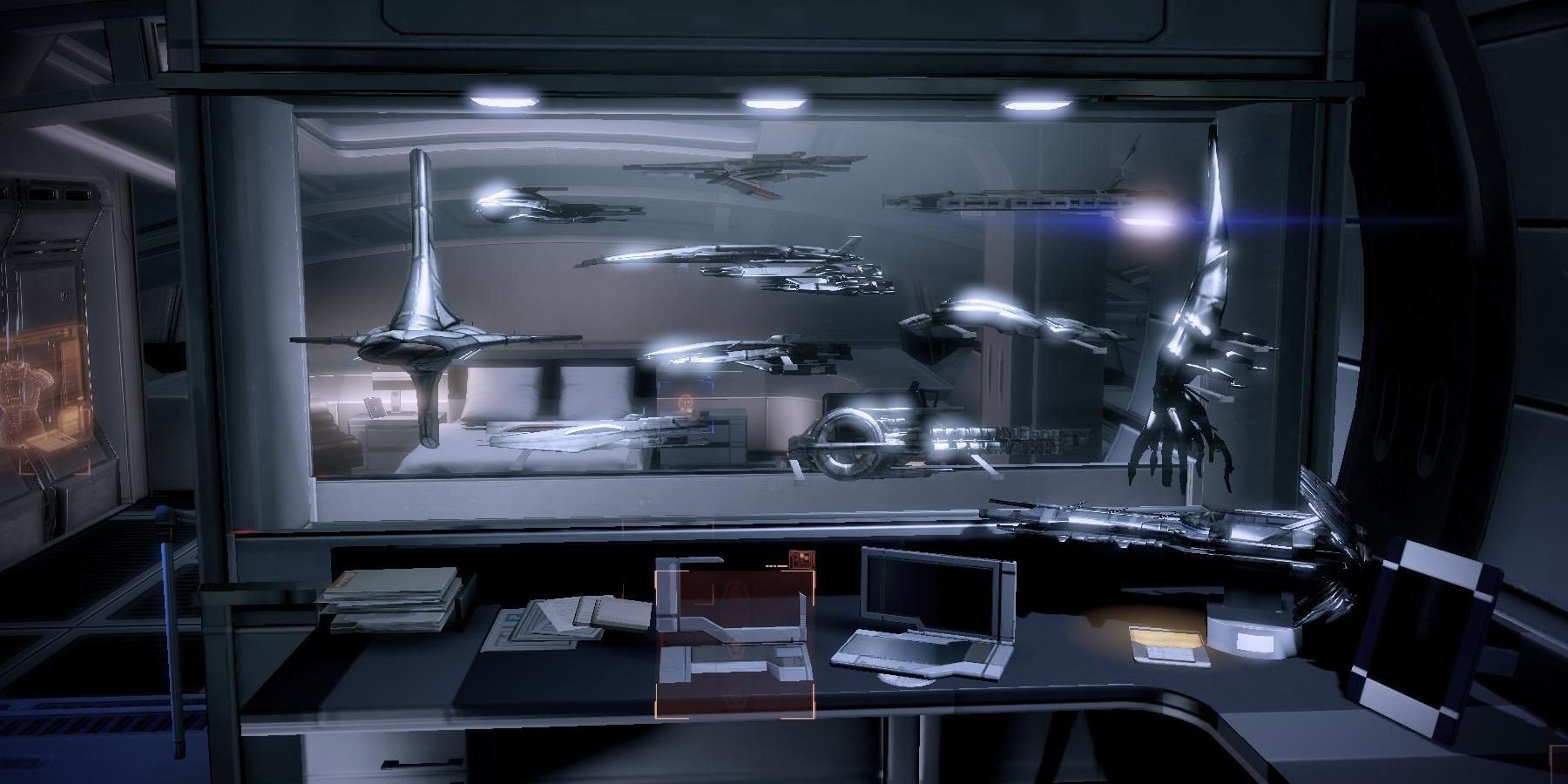 Mass Effect Normany bedroom