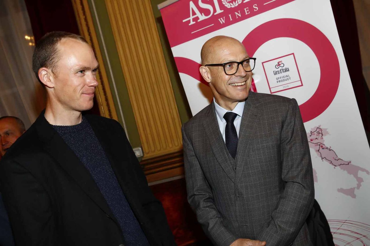 Chris Froome and Dave Brailsford.