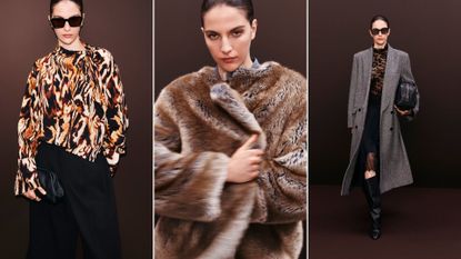 three models wearing M&S Autograph