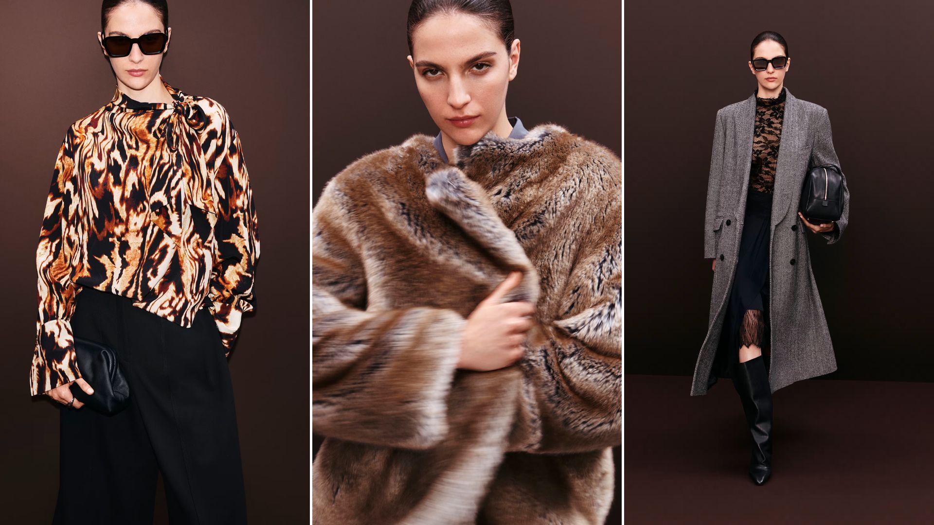 three models wearing M&S Autograph 