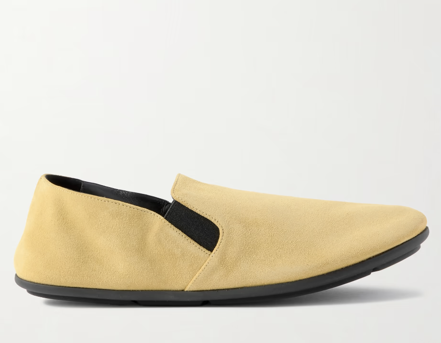 The Row, Vincit Suede Loafers (Were $1,100)
