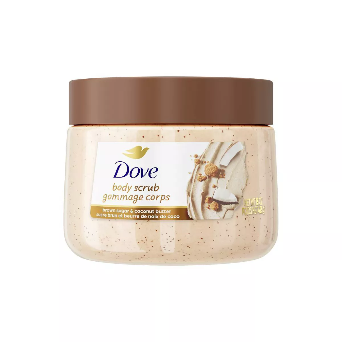 Dove Beauty Exfoliating Body Scrub - Brown Sugar U0026#38; Coconut Butter - 15oz