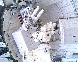 Spacewalkers Remove Massive Tank From Space Station