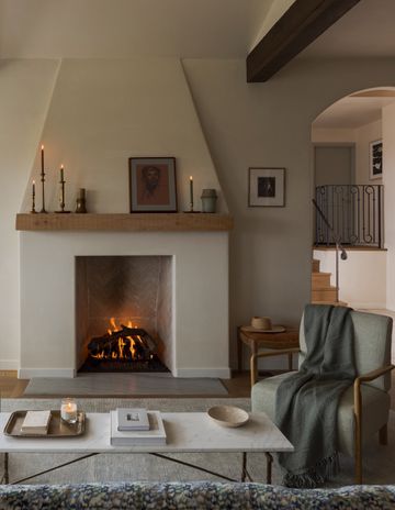 Modern farmhouse fireplace ideas - 10 ways to add warmth | Livingetc