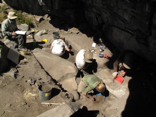 rockshelter excavations