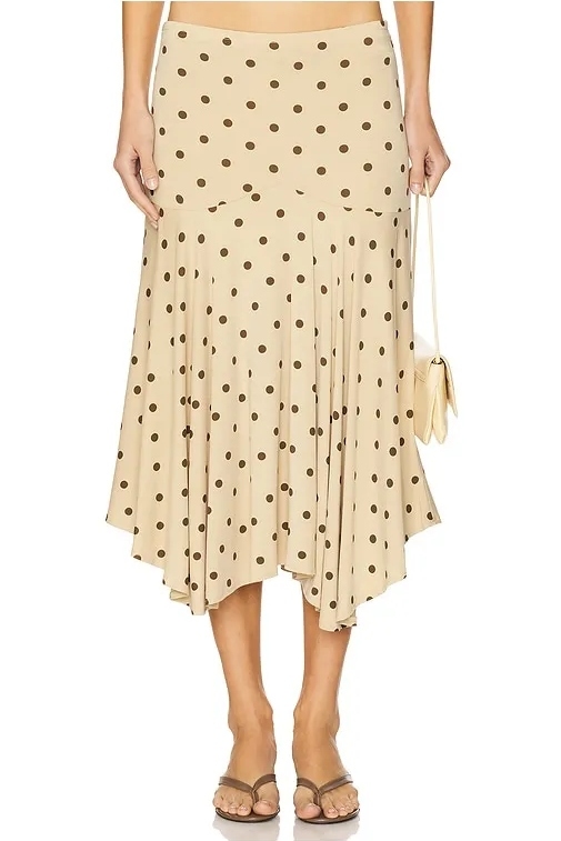With Jean, Maeve Midi Skirt