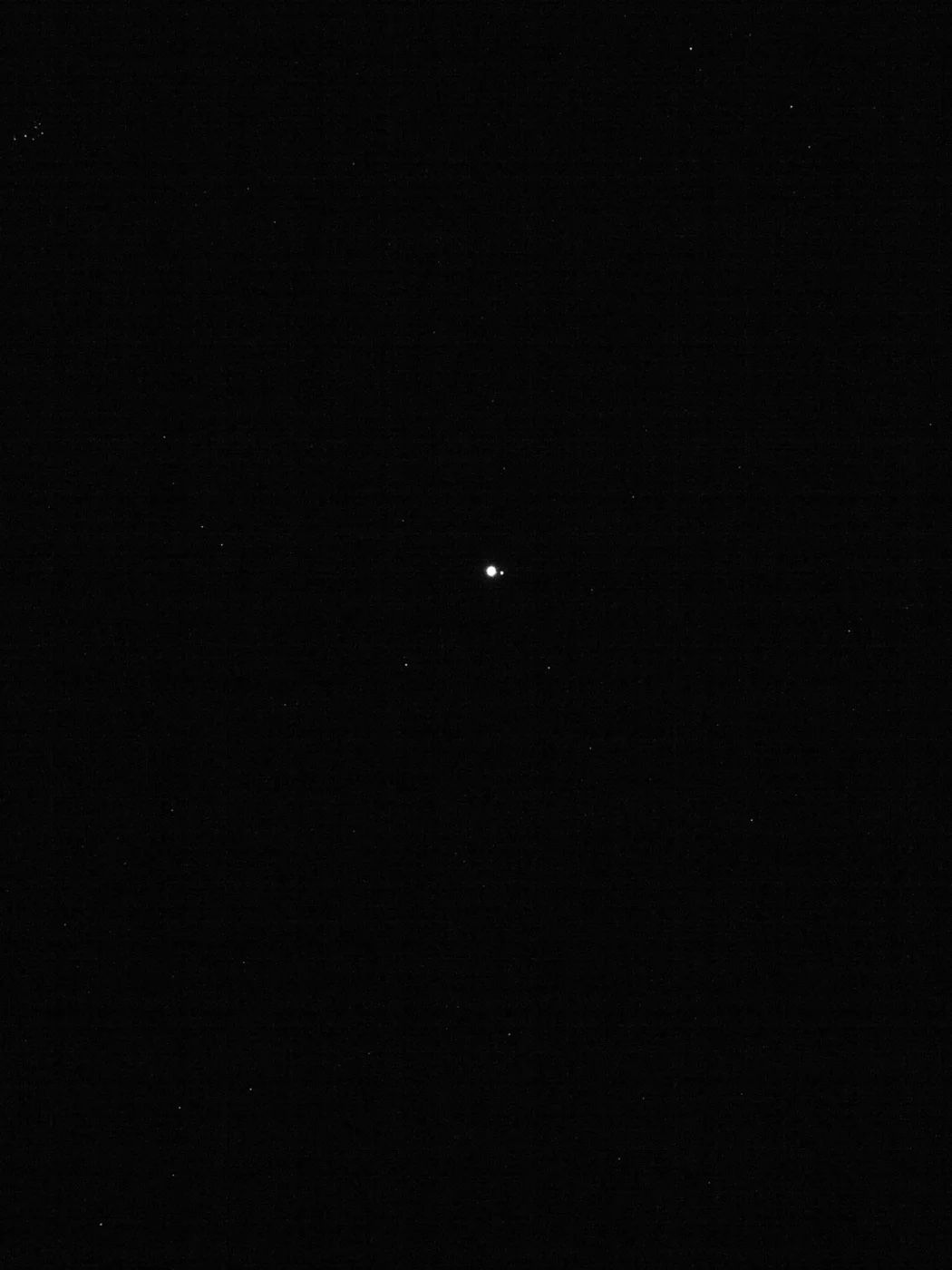 Earth and the moon are mere dots in this photo captured on Jan. 17, 2018, from a distance of 39.5 million miles (63.6 million kilometers) by NASA&#039;s OSIRIS-REx asteroid-sampling spacecraft.