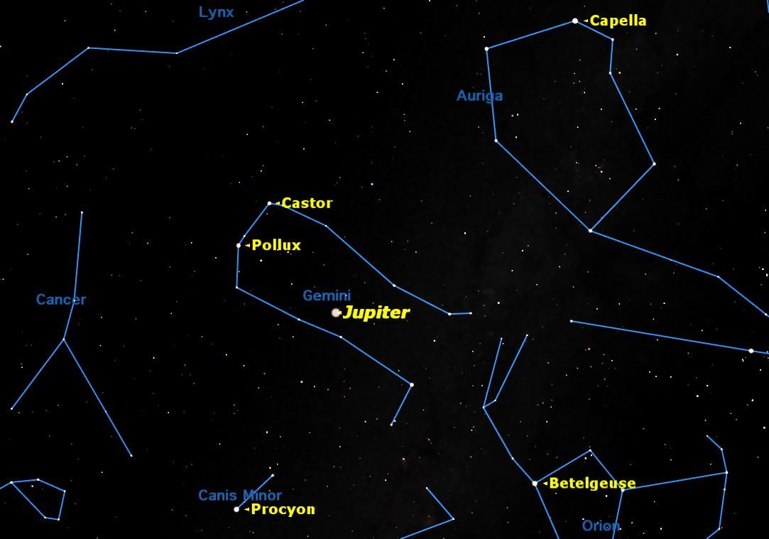 Best Night Sky Events of January 2014: Stargazing Sky Maps (Gallery ...