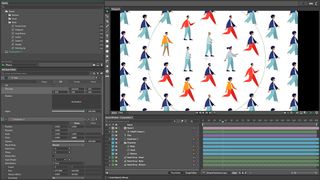 A screenshot of the UI in Cavalry 2D motion design software, one of the best After Effects alternatives