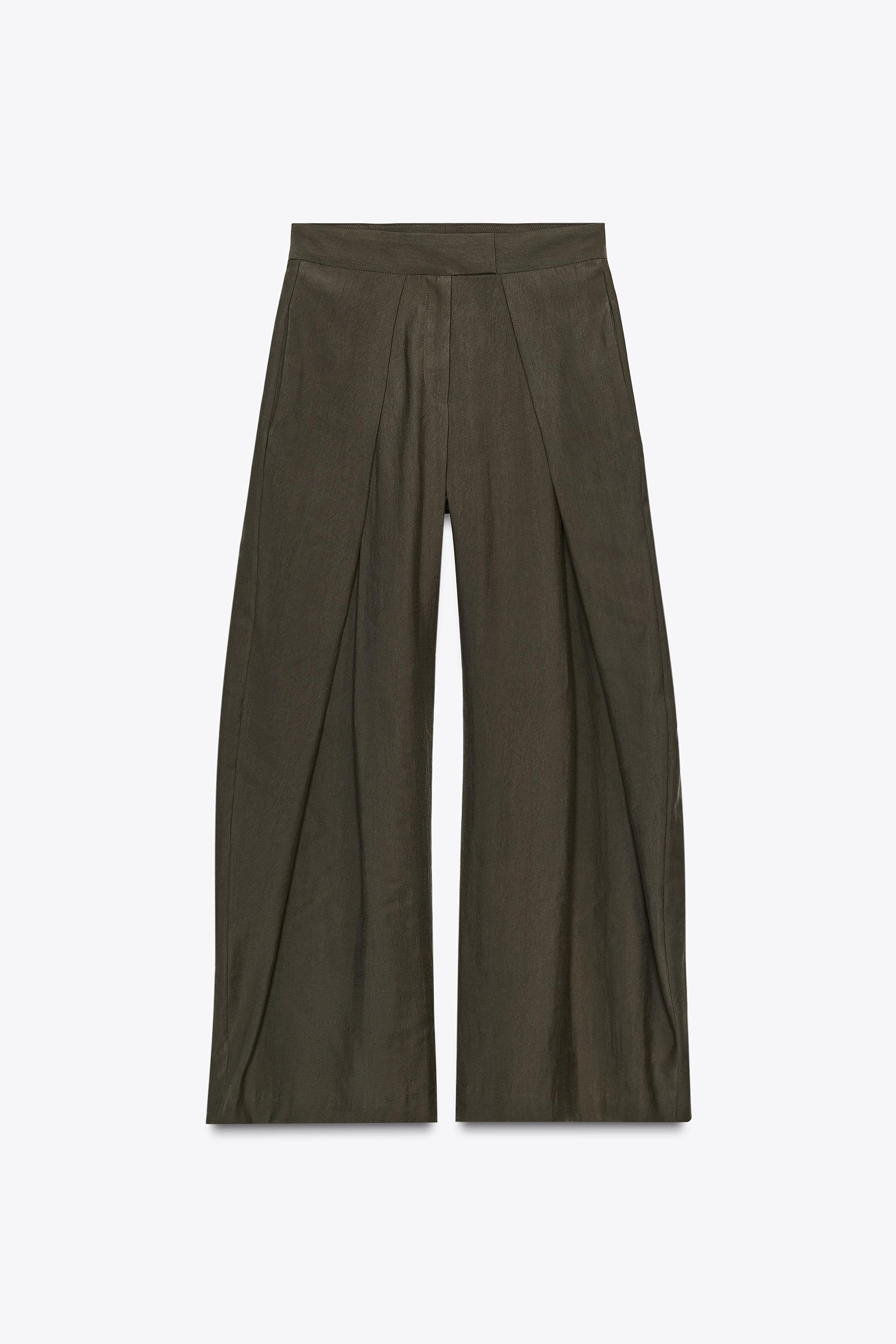 Zw Collection Front Pleat Pants