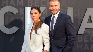 Victoria Beckham and David Beckham attend the UK Premiere of Netflix's Beckham: Limited Series at Curzon Mayfair on October 3rd, 2023 in London, UK