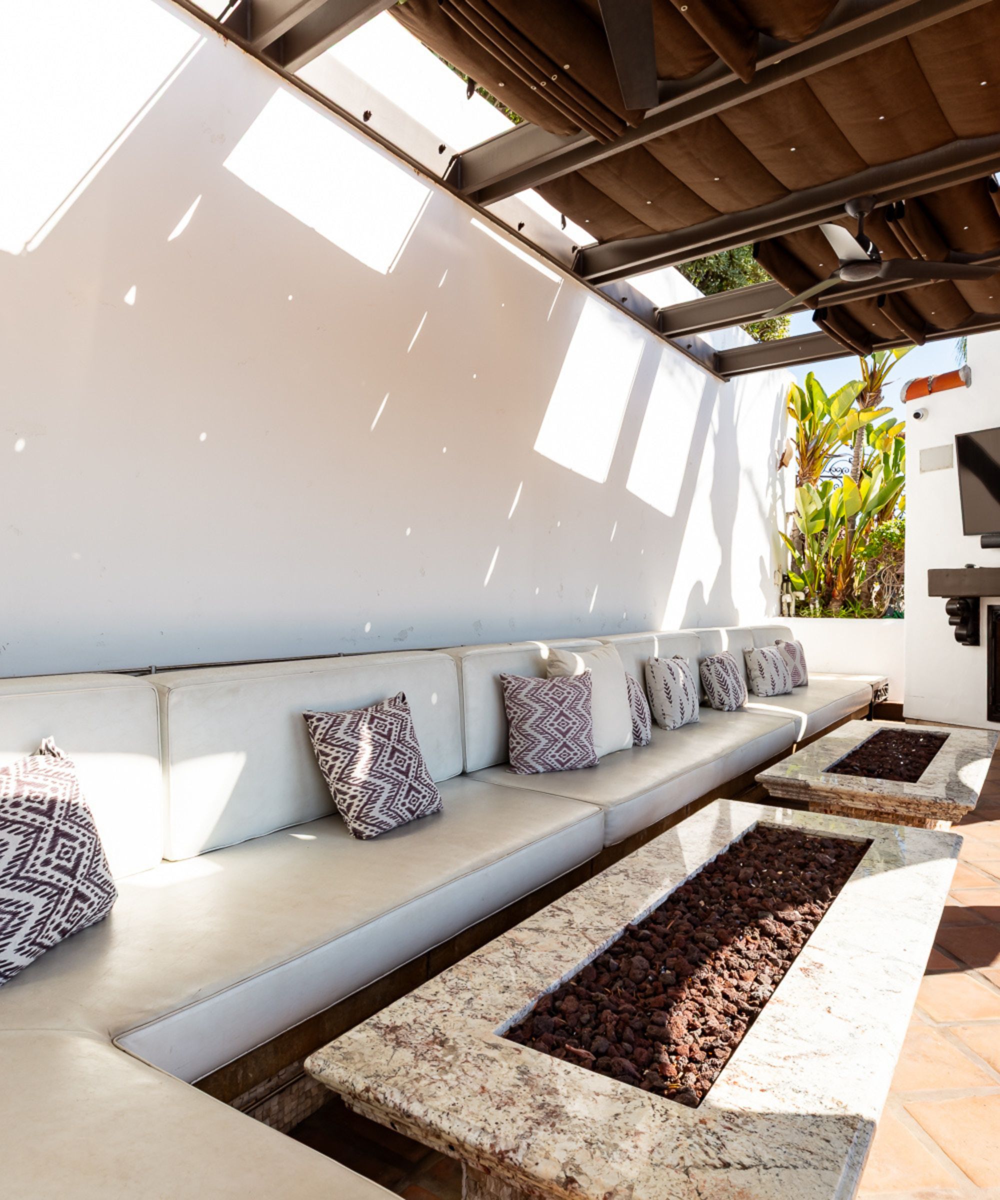 Mario Lopez's patio