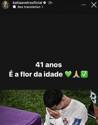 Cristiano Ronaldo's sister hints in an Instagram story that her brother wants to play in the 2026 World Cup for Portugal.