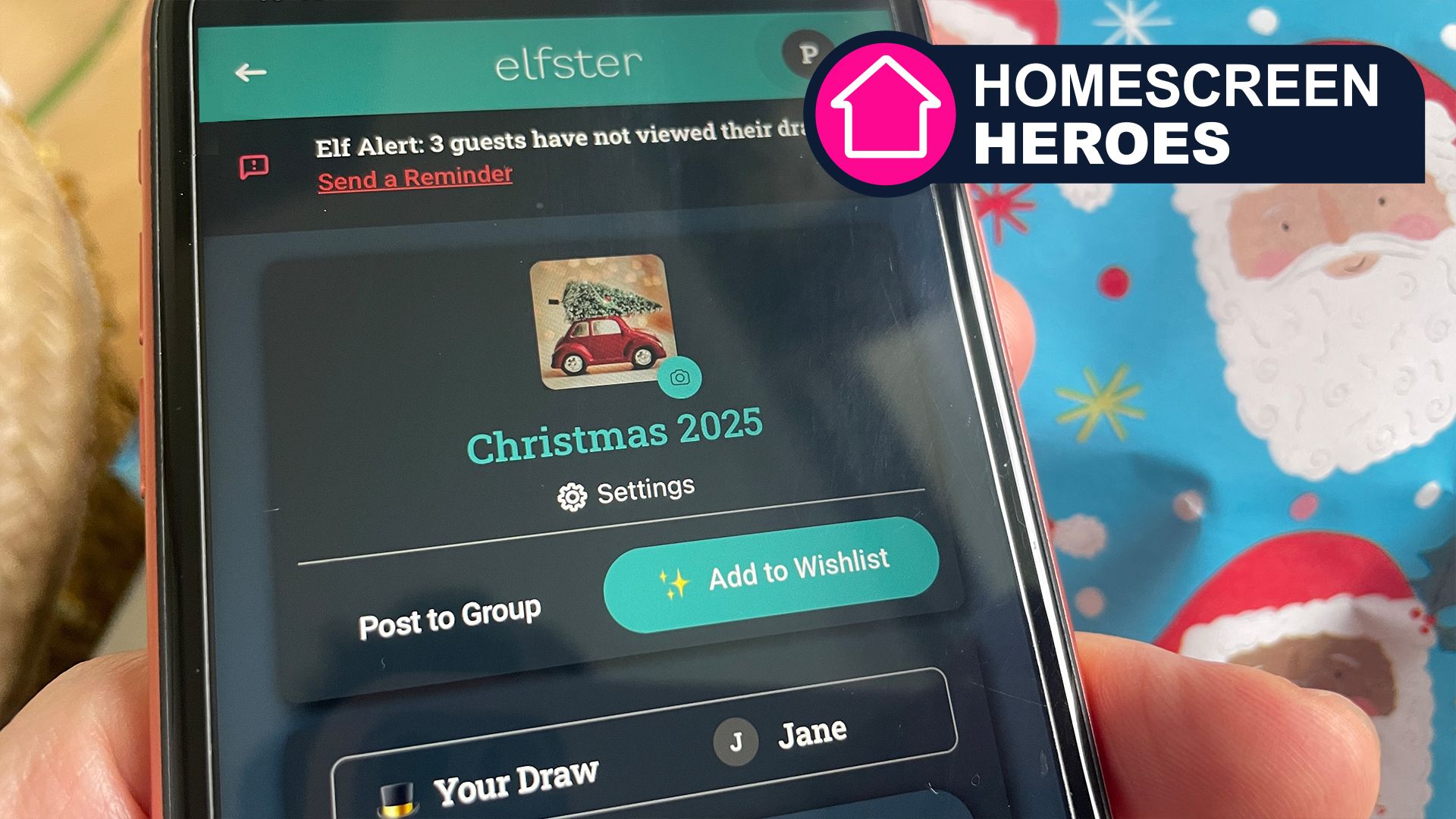 Sonunda rahatlayabilirim! Gizli Noel Baba deneyimimin stresini ortadan kaldıran uygulama