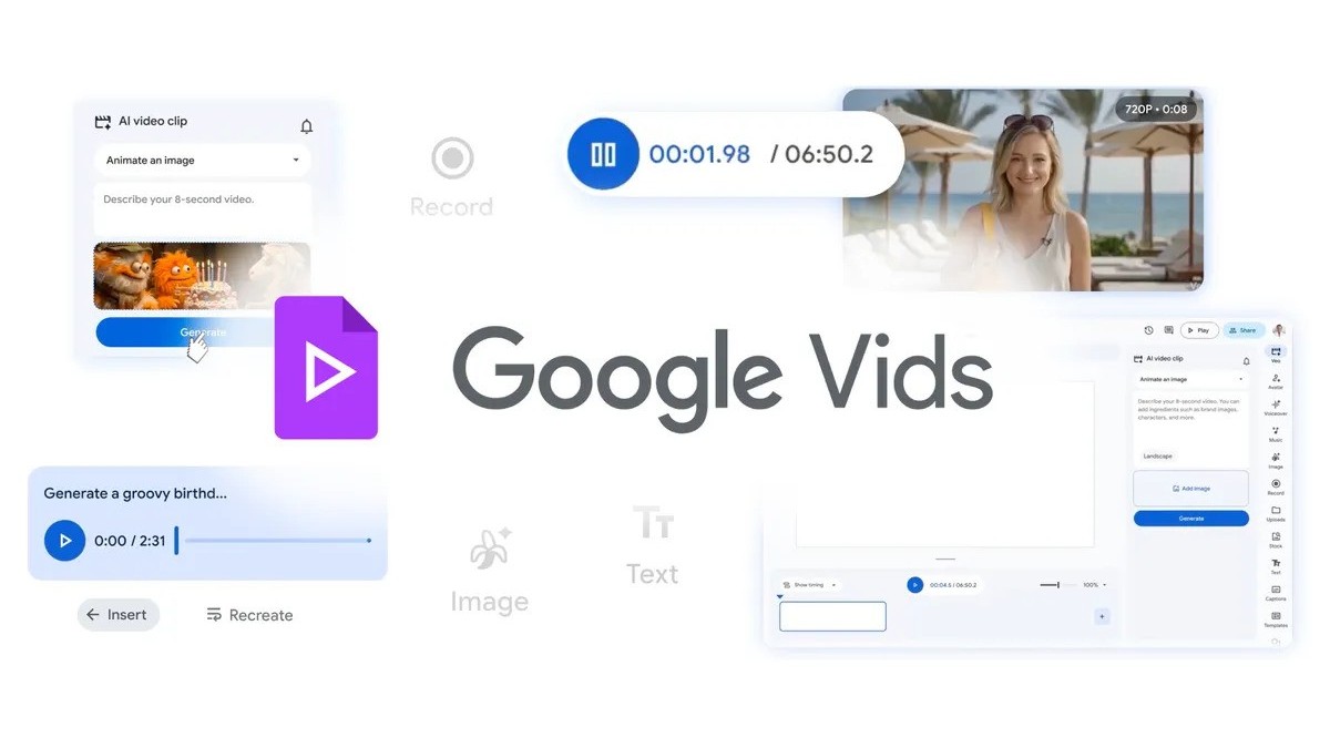 Google Vids gets new video editing, creation capabilities thanks to Veo 3.1 and Lyria 3.
