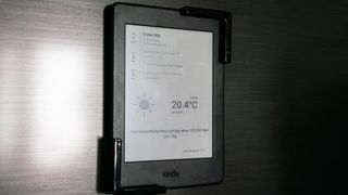 Home Assistant running on an Amazon Kindle as a dashboard