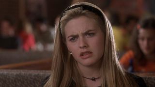 Cher looking confused in Clueless