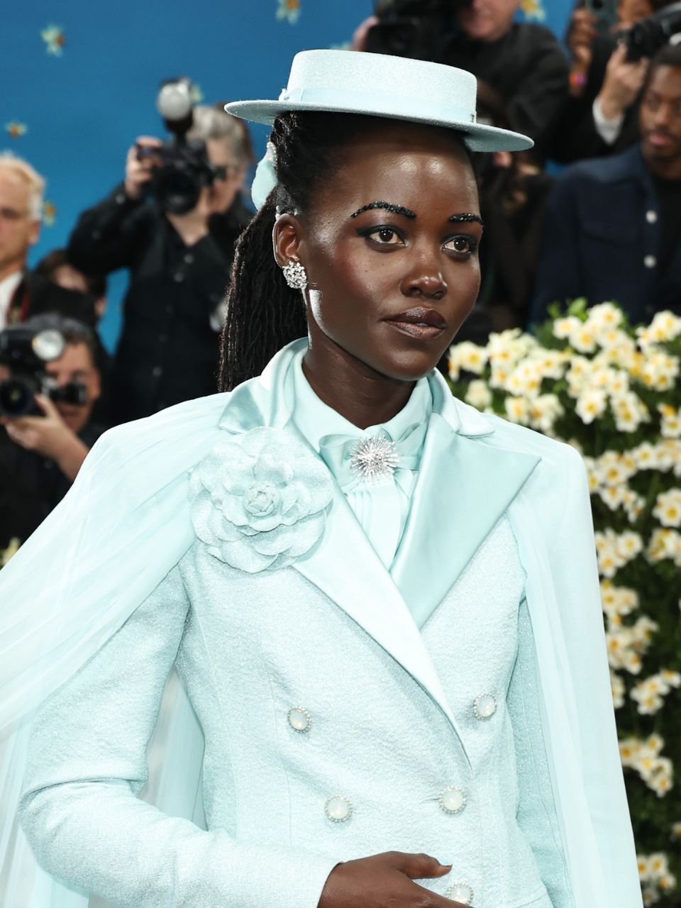 Lupita Nyong'o attending the Met Gala 2025.