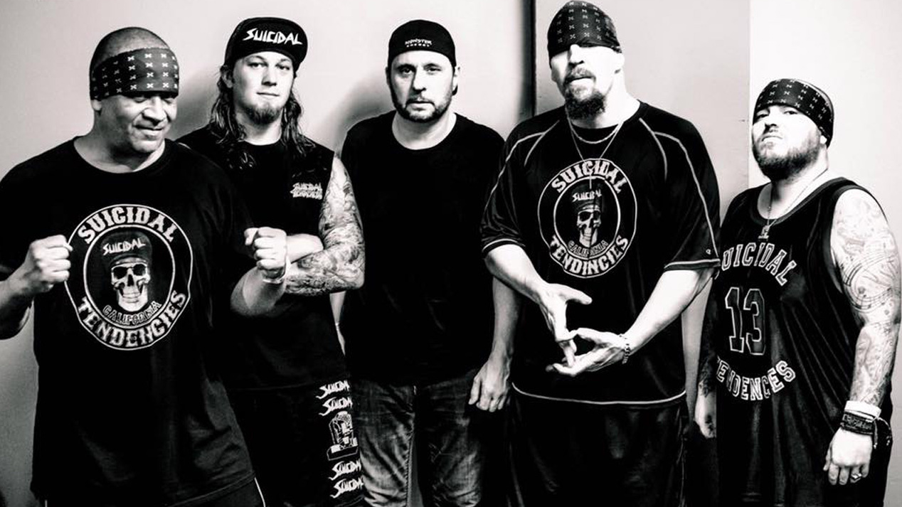 Lombardo, centre, with Suicidal Tendencies