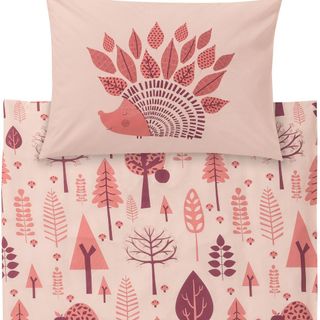 printed bedsheet and pillow