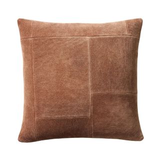 brown throw pillow