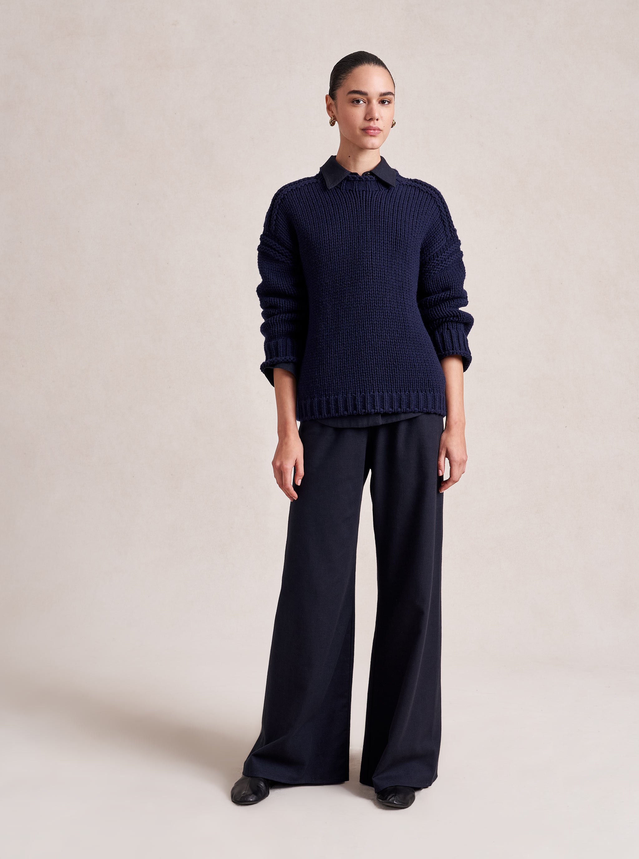 Flannel Colby Pant Xxs in Navy