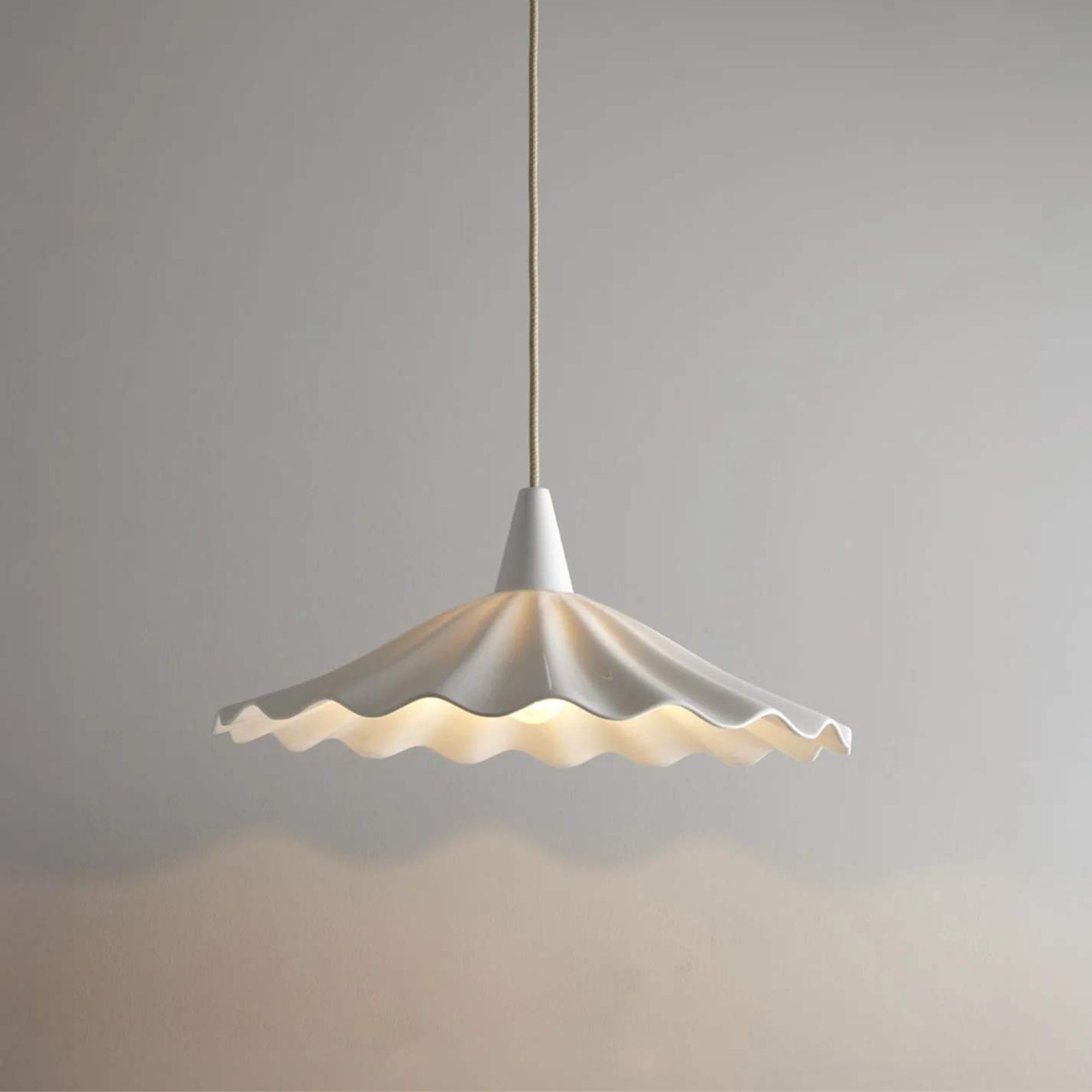Ceramic pendant light