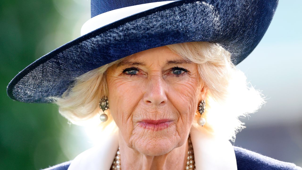 Queen Camilla&#039;s grandchildren explained. Seen here she attends QIPCO British Champions Day