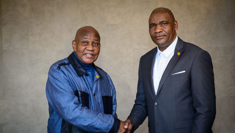 Kaizer Motaung and Molefi Ntseki